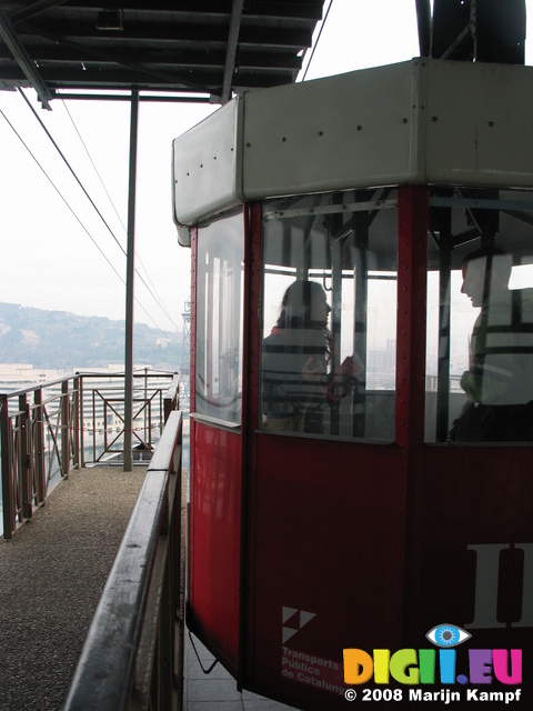 20620 Cable car at Torre de Sant Sebastia